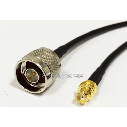 WIFI antenna cable SMA Female Jack Switch N Male Plug pigtail adapter RG58 Wholesale Fast Ship 50CM 20"