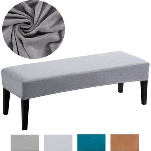 Dining Room Bench Covers for Living Room Stretch upholstered Bench Slipcover Removable Bench Protector for Bedroom Kitchen