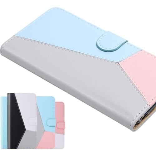 Splicing Wallet Cover For Case Xiaomi 11 Lite 10T Pro Mi Poco X3 NFC C3 CC9 CC9E 6X 5X A3 A2 A1 Redmi Note 10 9 Pro 8 10X D29G