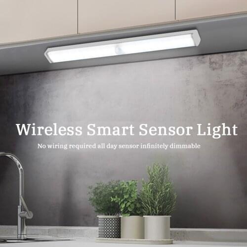 Motion Sensor Wireless LED Night Lights Bedroom Decor Light Detector Wall Decorative Lamp Staircase Closet Room Aisle Lighting