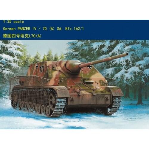 Trumpeter 80133 1/35 German Panzer IV/70(A)SD.KFZ.162/2 Tank Model Armoured Car TH05840-SMT6