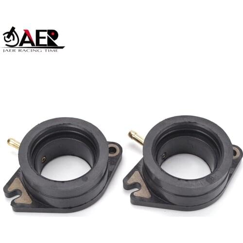 JAER 2PCS Motorcycle Carburetor Interface Pipe Adapter For Yamaha XV750 Virago750 1988-1998 Moto Intake Manifold Adapter