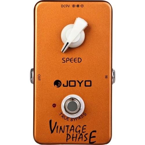 JOYO JF-06 Vintage Phase Guitar Efects Pedal Phaser Effects Pedal Stompbox 70s Van Halen Wide Space effect True Bypass