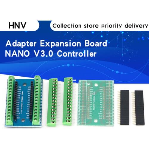 NANO V3.0 3.0 Controller Terminal Adapter Expansion Board NANO IO Shield Simple Extension Plate For Arduino AVR ATMEGA328P