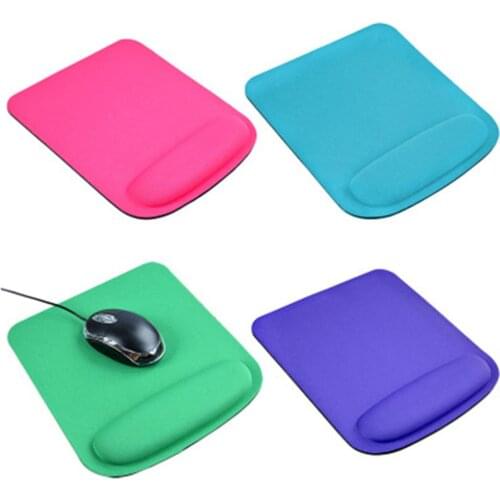 New Arrivals Thicken EVA Mouse Pad Soft Wrist Comfort Support Optical Trackball PC MousePad Mat Game Computer Mouse Pad 4 Colors