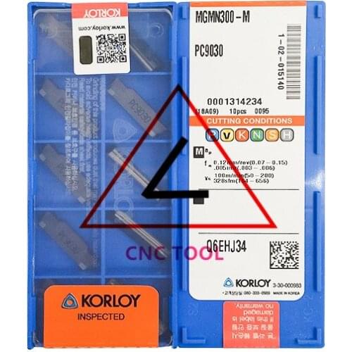MGMN300-M PC9030 10pcs Original Korea KORLOY Cutting Tool