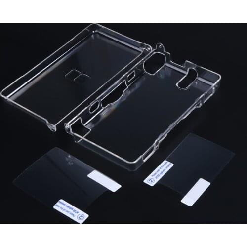 2021 NEW multiple colour game case cover replacement case screen lens for Nintend DS Lite N DSL full Housing Case Cover