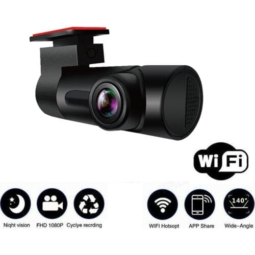 New Car WiFi Hidden Mini Driving Recorder Loop Recording Parking Monitoring Night Vision Wireless Dash Cam Automobile Carcorder