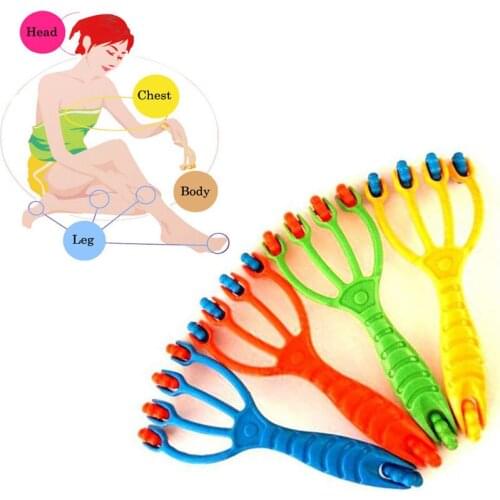 New color hand holding four fingers wheel massager body massager