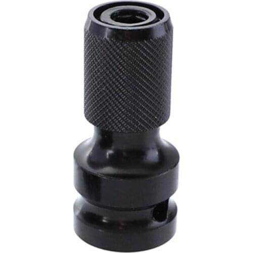 1/2’’ Drive to 1/4’’ Hex Drill Chuck Converter Socket Adapter For Impact Wrench