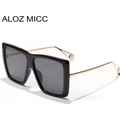 Oversize Black Square Sunglasses Women Fashion Crystal Frame Light Brown Sun Glasses Men Eyewear Vintage Shades UV400 Oculos