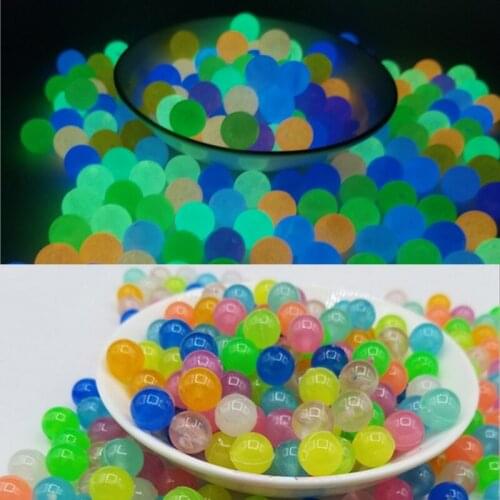 6/8/10/12mm Luminous Beads for Jewelry Making Glow In The Dark Acrylic Beads Bracelet Beaded Necklace Childrens Diy Material
