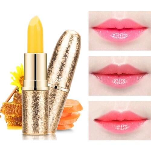 Temperature Color Changing Lipstick Long Lasting Waterproof Hygienic Moisturizing Lip Balm Anti Aging Makeup Lip Care Cosmetic