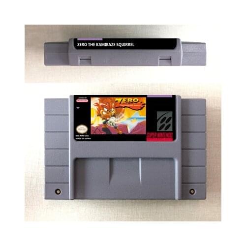 Zero the Kamikaze Squirrel - Action Game Card US Version English Language