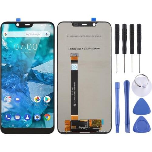 LCD Screen and Digitizer Full Assembly for Nokia X7 / 8.1 / 7.1 Plus TA-1131