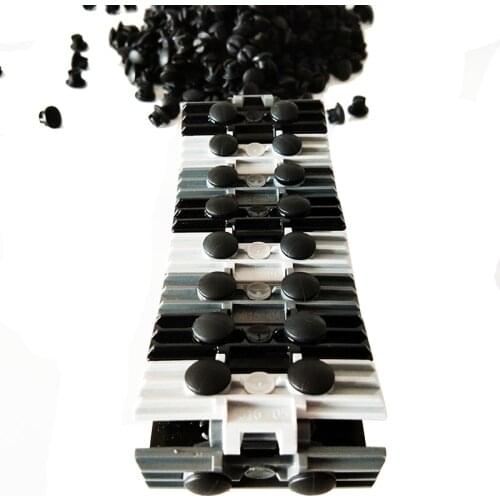 100cs/set Rubber Stopper Chain link Grip Caterpillar Track Attachmen Brick Toys