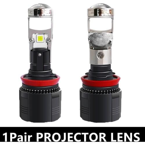 2pcs H7 LED H4 Mini Projector Lens Bulb lamp 12000LM H11 H8 HB3 HB4 9005 9006 Auto Fog Lights 12V Car Headlight 6000K