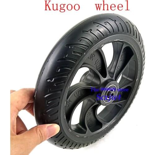 2PCS KUGOO S1 Folding Electric Scooter rear wheel 8.5 Inches Solid tyre and hub solid Rear wheel Anti-Skid