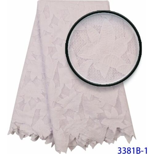 2020 Milk Silk Lace African Pure White Dress Styles Aso Ebi Guipure Fabric Leaves Pattern Soft Guipure Stones Rhinestone