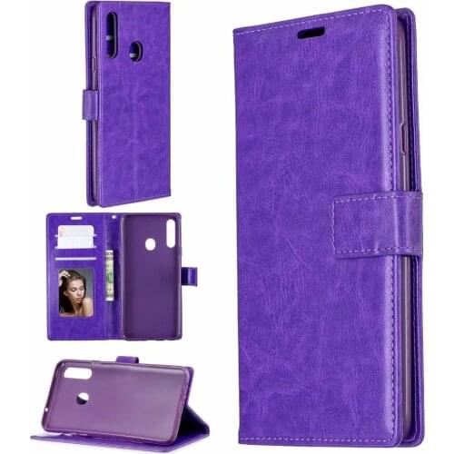 30pcs/lot Crazy Horse Stand Leather PU+TPU Cover Case With Card slot For Samsung Galaxy A10S A20S A30S A40S A50S A70S M30S