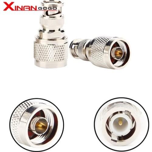 5PCS RF coaxial connector N male to BNC male connector Q9 adapter