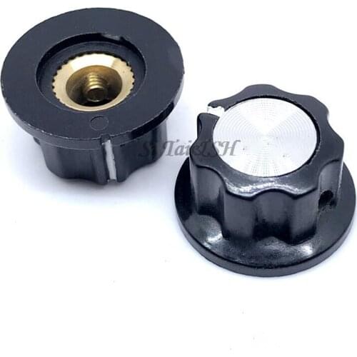 5pcs Hat MF-A04 potentiometer knob WH118 WX050 bakelite knob copper core inner hole 6mm