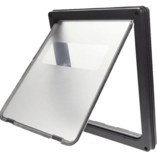 ABS Plastic Pet Dog Cat Door Entry Locking Automatically Close Weatherproof Durable High Quality Easy to Install Durable