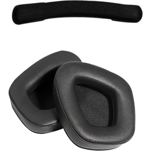 H05A Ear Pad For Corsair Void PRO RGB 7.1 Gaming Headset Replacement Headphones Memory Foam Replacement Earpads Foam Ear Pads