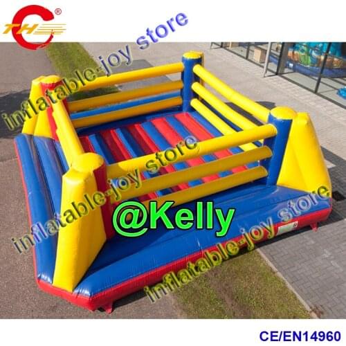 Free air shipping 4m/5m/6m inflatable boxing ring game sport games for sale, commercial rental durable inflatable jousting games