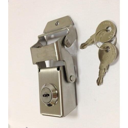 Stainless steel lock Motorcycle side box tool case lock bag part hardware Aluminum alloy trunk fixed buckle diy handmade