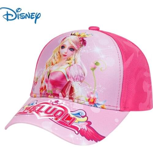 Disney Cartoon Children Hat Disney Princess Frozen Snow White Children Boys Girls Baseball Caps Adjustable Sun Hat Casual Caps