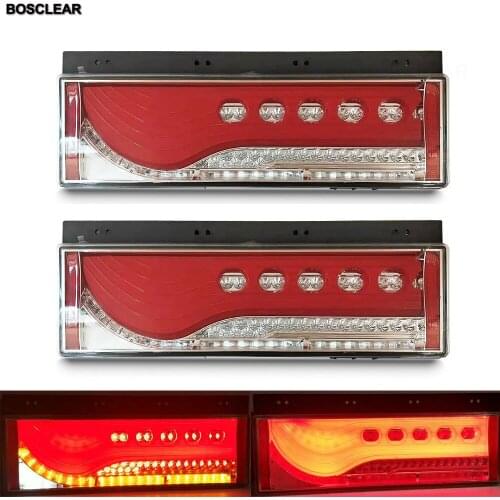 For Suzuki Mitsubishi Nissan UD Hino Toyota Truck Trailer LED Tail Light Lamp Brake Stop Turn Signal For All Japanese Taillights