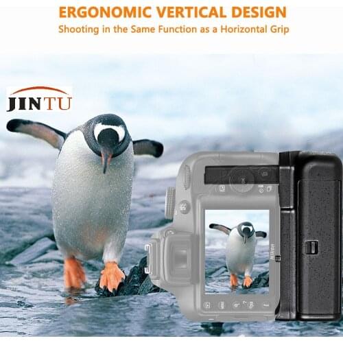 JINTU Pro Battery Grip for Canon EOS 550D 600D 650D Rebel T2i T3i T4i DSLR Camera as BG-E8 LP-E8 Vertical shutter Grip holder