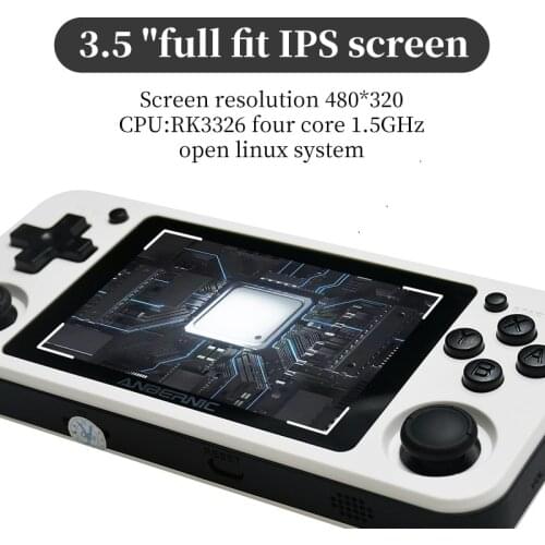 Powkiddy RG351P Open Linux System Handheld Game Console 3.5inch CPU RK3326 Video Game Retro Multi Language Color Juegos