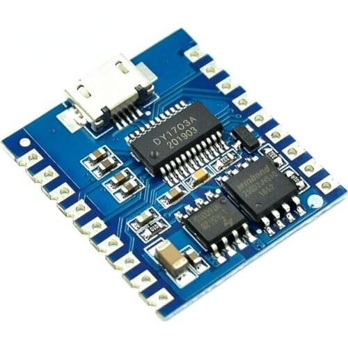 Voice playback module IO trigger Serial port control USB download flash Voice module DY-SV17F