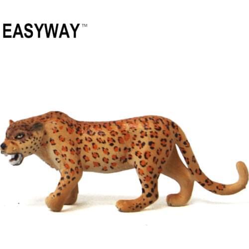 Mr.Froger Cheetah Model Toy Wild animals toys set Zoo modeling plastic Solid Classic Toys Children Animal Models cute collection