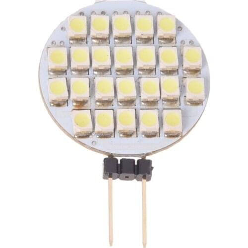 New 24 SMD LED Spot Light Bulb Lamp G4 Real White DC 12V