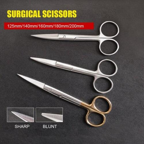 Dog Ear Cropping Scissors Pet Surgical Scissors Anatomical Scissors Suture Bandage Gauze Scissors Veterinary Instrument Supplies
