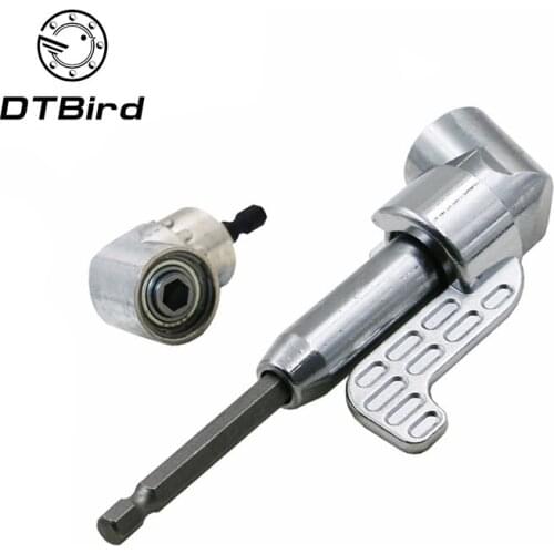 105 Degree Angle Extension Screw Driver Socket Holder Adapter Adjustable Bits Nozzles for Screwdriver Bit Right Angle Head DT6