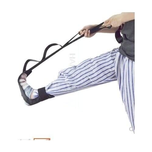 Traction ankle joint support band rehabilitation training to correct foot drop stroke hemiplegia lower extremity feet standing