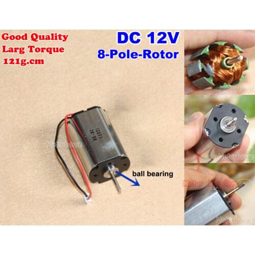 DC 6V-12V Ball Bearing Large Torque Electric Motor for Medical Breath Machine