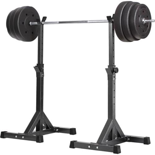 Squat Rack Home Indoor Fitness Equipment Split Rack Weightlifting Bed Adjustable Professional Suit Barbell Bench Press