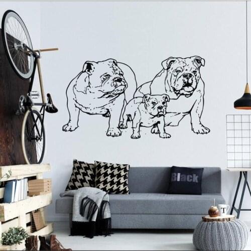 Wall Decal Vinyl Sticker French Bulldog Dog Puppy Breed Pet Animal Wall Art Decor Living Bedroom Nursery DIY Poster Mural WW-376
