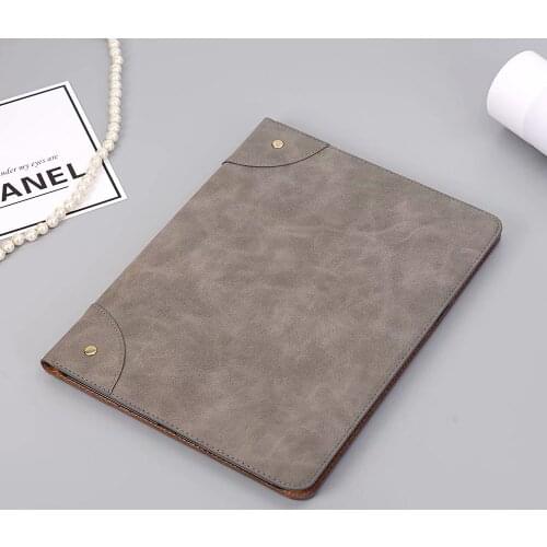 Restoring ancient PU Leather Tablet Protective Case For Ipad Pro 11 Inch 2018 Funda Wallet clip Flip Stand Cover Smart Shell+Pen