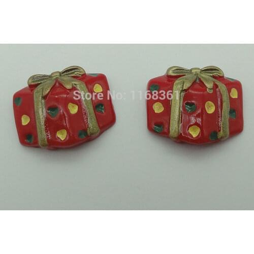 1pcs/lot resin flatback lovely gift 23mm Cabochons Scrapbooking Hair Bow Center DIY Christmas decration C108-5