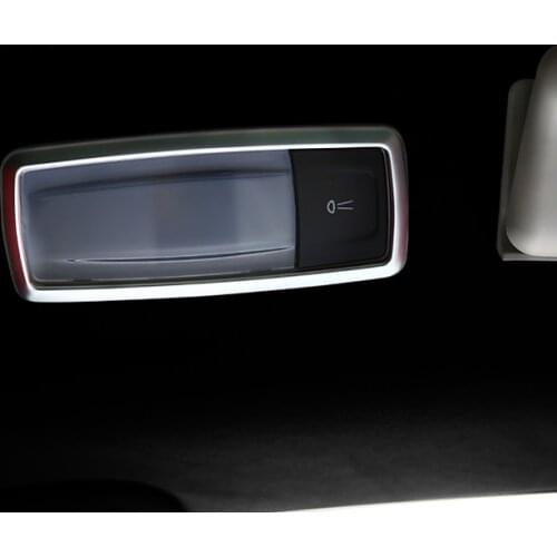 2pcs for Maserati Levante Reading lamp Sequins Decorative frame sticker