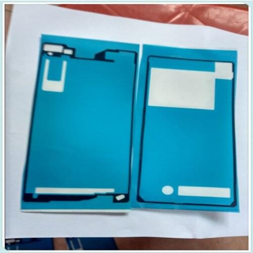 25 Sets=50pcs Front+Back Adhesive Glue Sticker For Sony Xperia Z2 D6502 D6503 D6543 LCD Housing Frame Plate Back Battery Cover