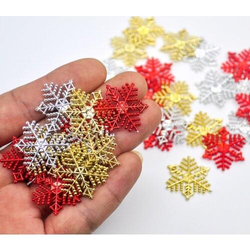 50PC Christmas Snowflake Glass Window Childrens Room Christmas Wall Stickers Christmas Decorations 2021 New Year