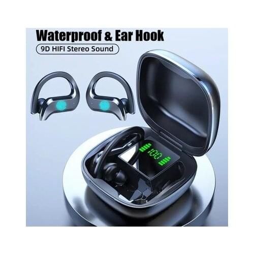Wireless Bluetooth 5.0 Headphones TWS Sports Running Binaural Microphone Noise Cancelling 9D Surround Stereo In-Ear Headphones