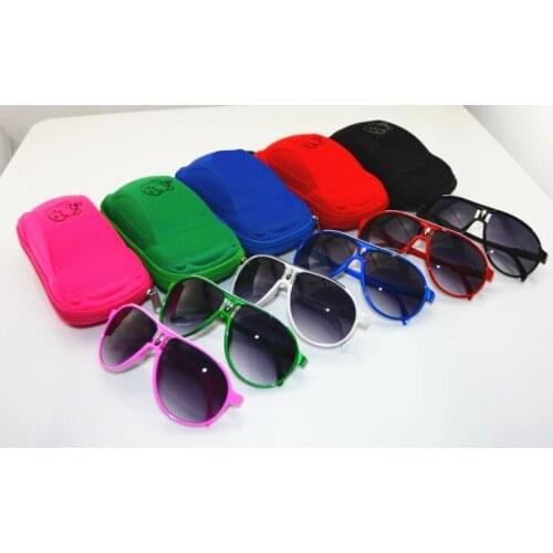 Car glasses case kids Sunglasses box Cute Toy Box pencil cases Pilot Sunglasses Boys Girls Sun glasses